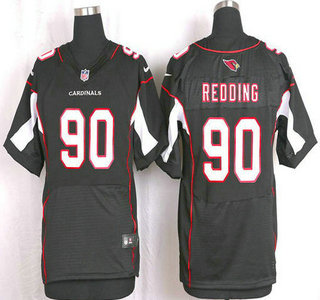 Men's Arizona Cardinals #90 Cory Redding Black Alternate NFL Nike Elite Jersey