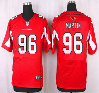 Men's Arizona Cardinals #96 Kareem Martin Red Team Color NFL Nike Elite Jersey