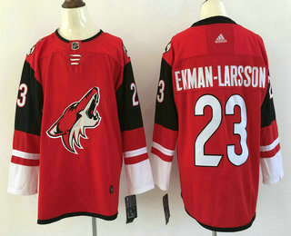 Men's Arizona Coyotes #23 Oliver Ekman-Larsson Red 2017-2018 Hockey Stitched NHL Jersey