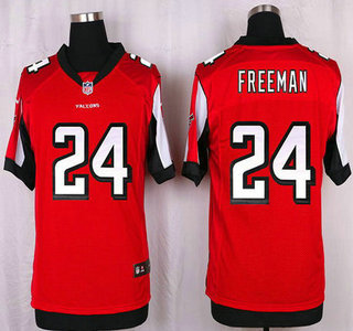 Men's Atlanta Falcons #24 Devonta Freeman Red Team Color NFL Nike Elite Jersey