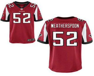 Men's Atlanta Falcons #52 Sean Weatherspoon Red Team Color NFL Nike Elite Jersey