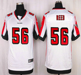 Men's Atlanta Falcons #56 Brooks Reed White Road NFL Nike Elite Jersey