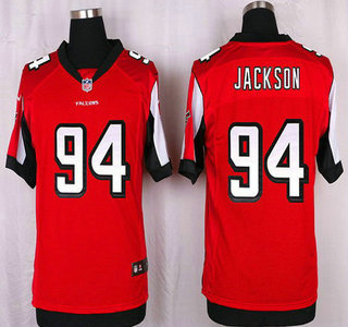 Men's Atlanta Falcons #94 Tyson Jackson Red Team Color NFL Nike Elite Jersey