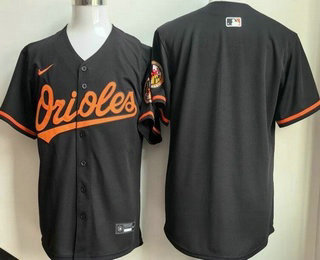 Men's Baltimore Orioles Blank Black Limited Jersey
