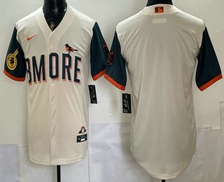 Men's Baltimore Orioles Blank Cream 2026 City Connect Stadium Jersey