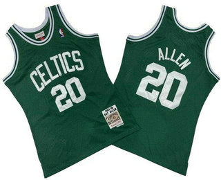 Men's Boston Celtics #20 Ray Allen Green 2007 Throwback Swingman Jersey