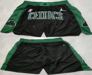 Men's Boston Celtics Black 2023 City Icon Swingman Shorts 11