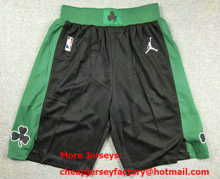 Men's Boston Celtics Black 2023 Statement Swingman Shorts