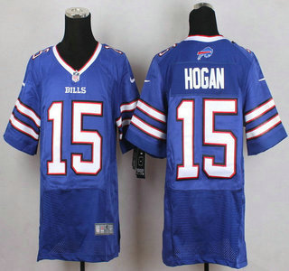 Men's Buffalo Bills #15 Chris Hogan Nike Light Blue Elite Jersey