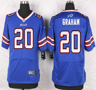 Men's Buffalo Bills #20 Corey Graham Royal Blue Team Color NFL Nike Elite Jersey