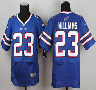 Men's Buffalo Bills #23 Aaron Williams Nike Light Blue Elite Jersey