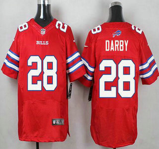 Men's Buffalo Bills #28 Ronald Darby Red 2015 NFL Nike Elite Jersey