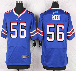 Men's Buffalo Bills #56 Cedric Reed Royal Blue Team Color NFL Nike Elite Jersey