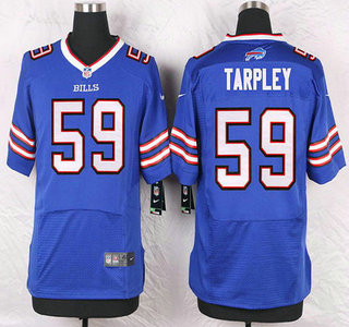 Men's Buffalo Bills #59 A. J. Tarpley Royal Blue Team Color NFL Nike Elite Jersey