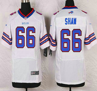 Men's Buffalo Bills #66 Billy Shaw White Retired Player NFL Nike Elite Jersey