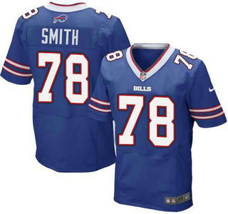 Men's Buffalo Bills #78 Bruce Smith Royal Blue Retired Player NFL Nike Elite Jersey