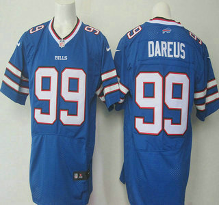 Men's Buffalo Bills #99 Marcell Dareus Royal Blue Team Color NFL Nike Elite Jersey