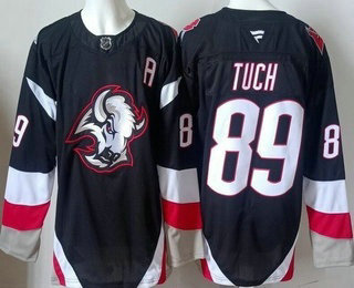 Men's Buffalo Sabres #89 Alex Tuch Black Authentic Jersey