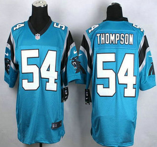 Men's Carolina Panthers #54 Shaq Thompson Light Blue Alternate NFL Nike Elite Jersey