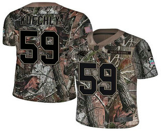 Men's Carolina Panthers #59 Luke Kuechly Camo Stitched NFL Rush Realtree Nike Limited Jersey