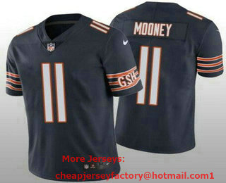 Men's Chicago Bears #11 Darnell Mooney Limited Navy Vapor Untouchable Jersey