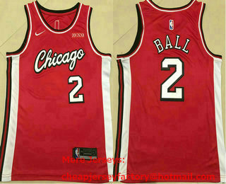 Men's Chicago Bulls #2 Lonzo Ball NEW 75th Anniversary Diamond Red 2021 Stitched Jersey