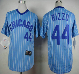 Blue With White Pinstripe Pullover Jersey