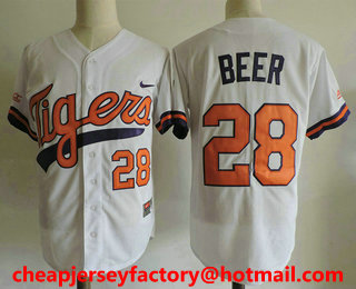 Roger Dorn #24 Major League Movie Baseball Jersey Button Down White Any Size