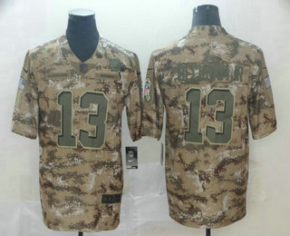 Men's Cleveland Browns #13 Odell Beckham Jr 2018 Camo Salute to Service Stitched NFL Nike Limited Jersey