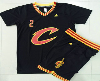 kyrie irving sleeved black jersey