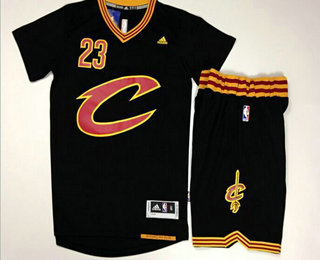cavs black sleeved jersey for sale