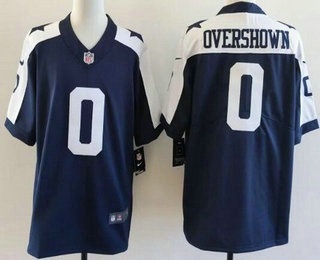 Men's Dallas Cowboys #0 DeMarvion Overshown Limited Navy Alternate Vapor Jersey