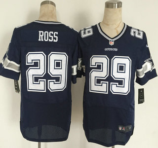 Men's Dallas Cowboys #29 Joel Ross Nike Blue Elite Jersey