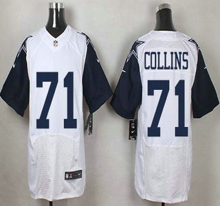 Men's Dallas Cowboys #71 La'el Collins Nike White Color Rush 2015 NFL Elite Jersey