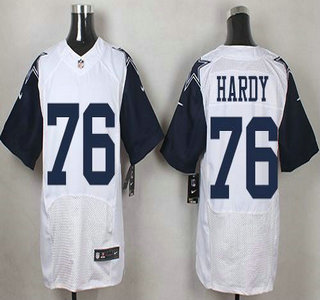 Men's Dallas Cowboys #76 Greg Hardy Nike White Color Rush 2015 NFL Elite Jersey