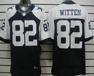 Men's Dallas Cowboys #82 Jason Witten Navy Blue Thanksgiving Alternate NFL Nike Elite Jersey