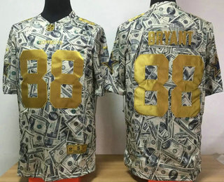 Men's Dallas Cowboys #88 Dez Bryant Dollars Fashion Nike Elite Jersey
