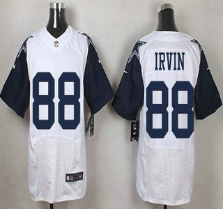 Men's Dallas Cowboys #88 Michael Irvin Nike White Color Rush 2015 NFL Elite Jersey