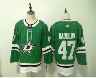 Men's Dallas Stars #47 Alexander Radulov Green Adidas Stitched NHL Jersey