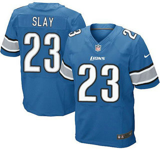 Men's Detroit Lions #23 Darius Slay Light Blue Team Color NFL Nike Elite Jersey