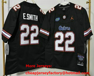 Men's Florida Gators #22 Emmitt Smith Black 2025 FUSE College Stitched Jersey