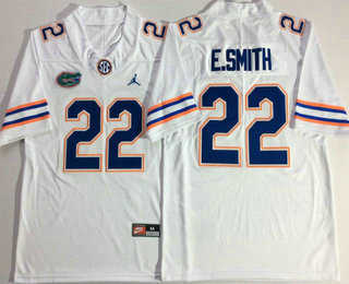 Men's Florida Gators #22 Emmitt Smith White 2017 Vapor Untouchable Stitched Nike NCAA Jersey