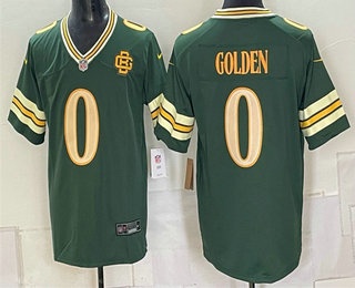 Men's Green Bay Packers #0 Matthew Golden Green 2026 Vapor Rivalries Collection Limited Stitched Jersey