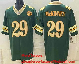 Men's Green Bay Packers #29 Xavier McKinney Green 2026 FUSE Rivalries Collection Limited Stitched Jersey