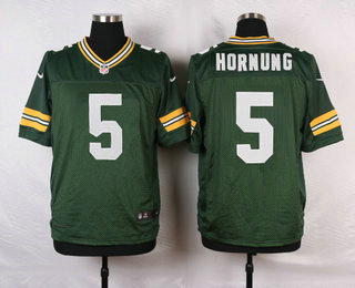 Men's Green Bay Packers #5 Paul Hornung Green Retired Player NFL Nike Elite Jersey