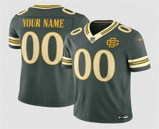 Men's Green Bay Packers Active Player Custom Green 2026 FUSE Rivalries Collection Limited Stitched Jersey