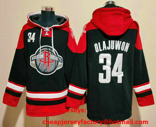 Men's Houston Rockets #34 Hakeem Olajuwon