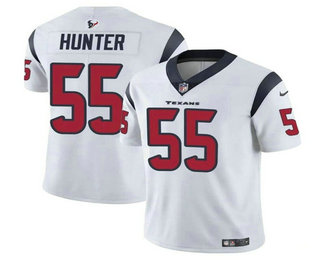 Men's Houston Texans #55 Danielle Hunter White Vapor Stitched Jersey