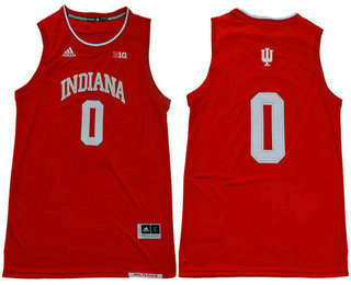 Men's Indiana Hoosiers #0 Romeo Langford Red College Basketball Jersey