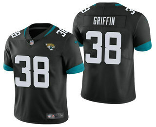 Men's Jacksonville Jaguars #38 Shaquill Griffin Black 2021 Vapor Untouchable Stitched NFL Nike Limited Jersey